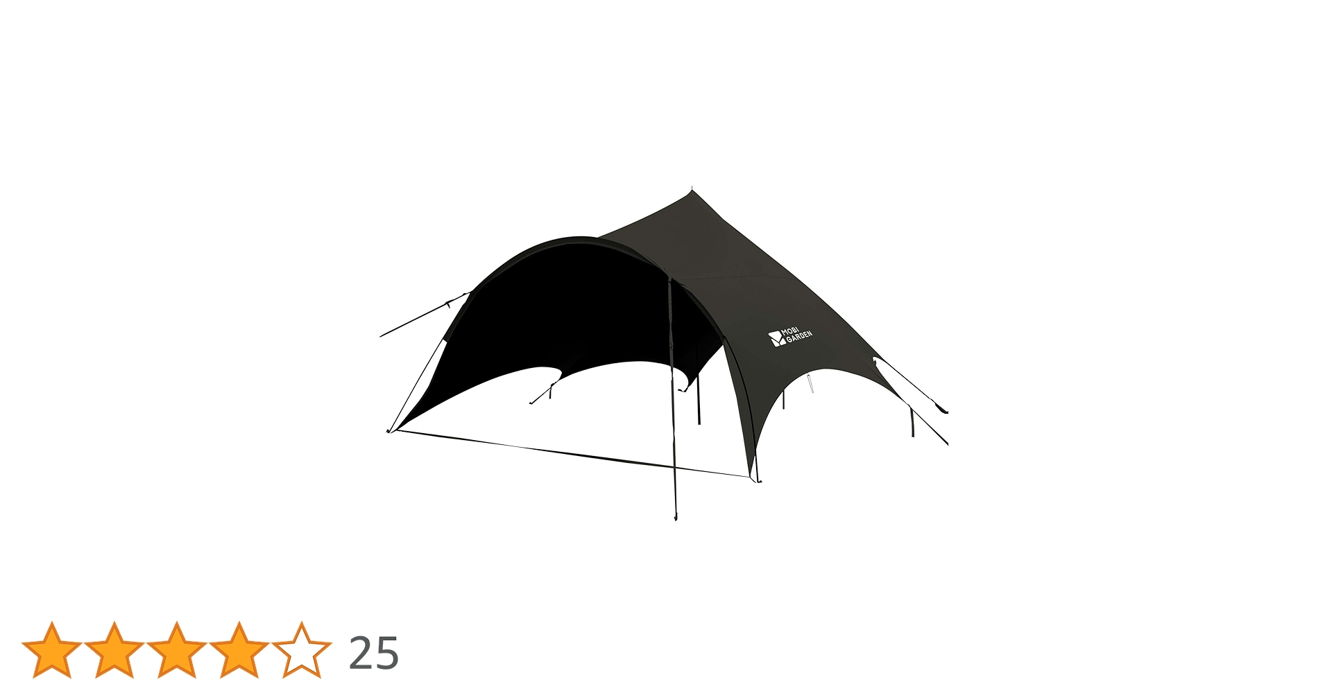 MOBI GARDEN アーチ型タープ Black Amazon | MOBI GARDEN タープアーチ型 ブラック | MOBI GARDEN